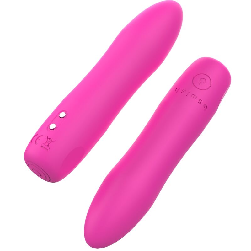 Detalhe do massageador vibratório B SWISH BCUTE CLÁSSICO LILAC em silicone, mostrando sua forma ergonómica e cor lilás.