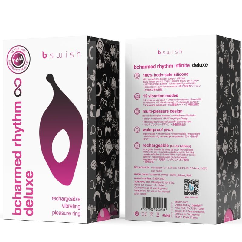Vibrador B SWISH BCUTE LILAC clássico de silicone suave com design discreto