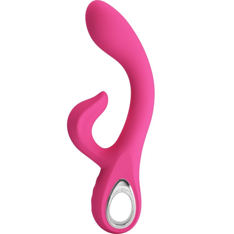 Vibrador Rabbit PRETTY LOVE Fritz Rosa com 12 Vibrações para dupla estimulação