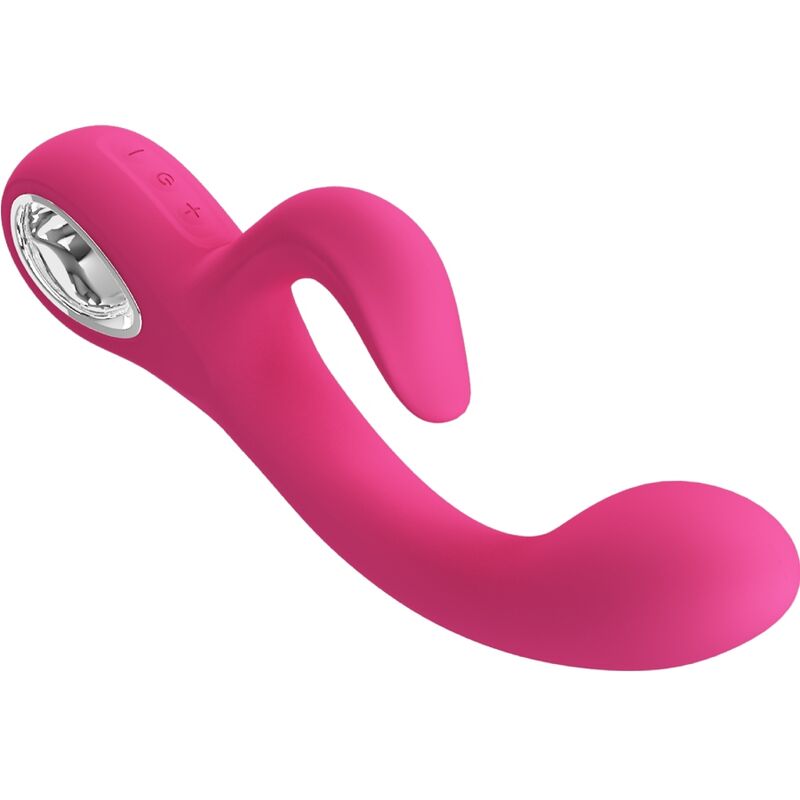 Vibrador Rabbit PRETTY LOVE Fritz Rosa com 12 Vibrações para dupla estimulação
