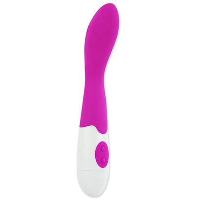 Vibrador Pretty Love Bishop em lilás e branco com design ergonómico