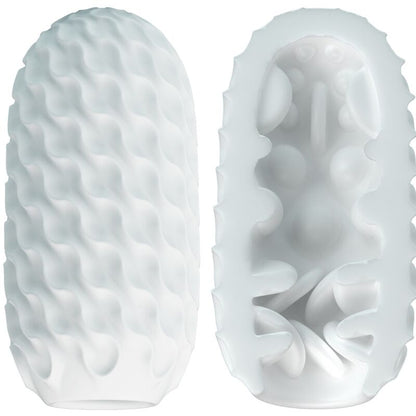 Masturbador Masculino PRETTY LOVE Venus X Branco com design ergonómico e texturas internas estimulantes.