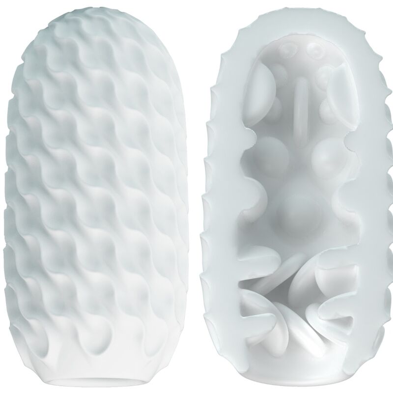 Masturbador Masculino PRETTY LOVE Venus X Branco com design ergonómico e texturas internas estimulantes.
