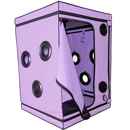 SECRET DOME Cabine BDSM Portátil Escândalo Roxo com iluminação LED e sistema de contenção