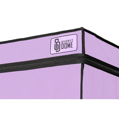 SECRET DOME Cabine BDSM Portátil Escândalo Roxo com iluminação LED e sistema de contenção