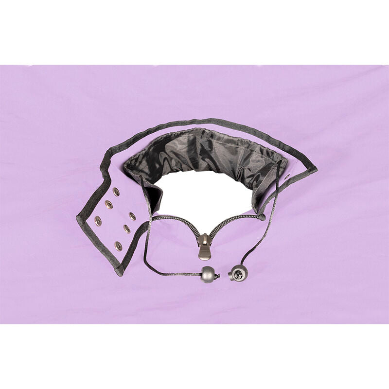 SECRET DOME Cabine BDSM Portátil Escândalo Roxo com iluminação LED e sistema de contenção