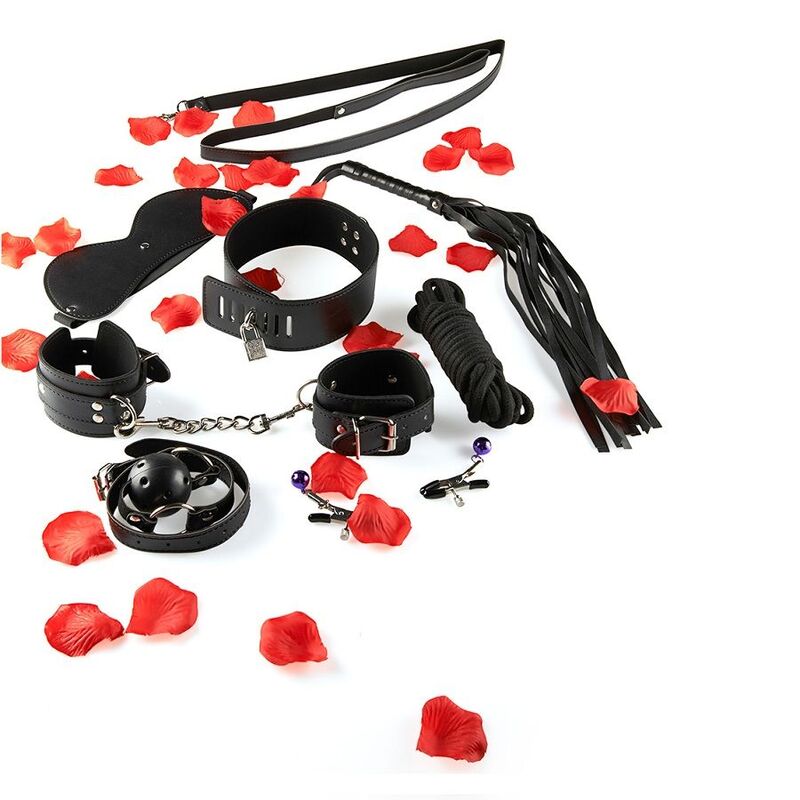 TOYJOY Kit Inicial de BDSM Completo para Casais com máscara, pinças e acessórios