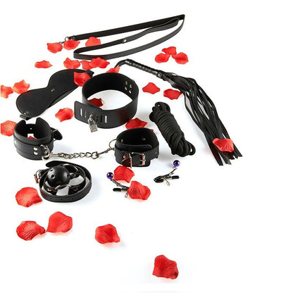 TOYJOY Kit Inicial de BDSM Completo para Casais com máscara, pinças e acessórios