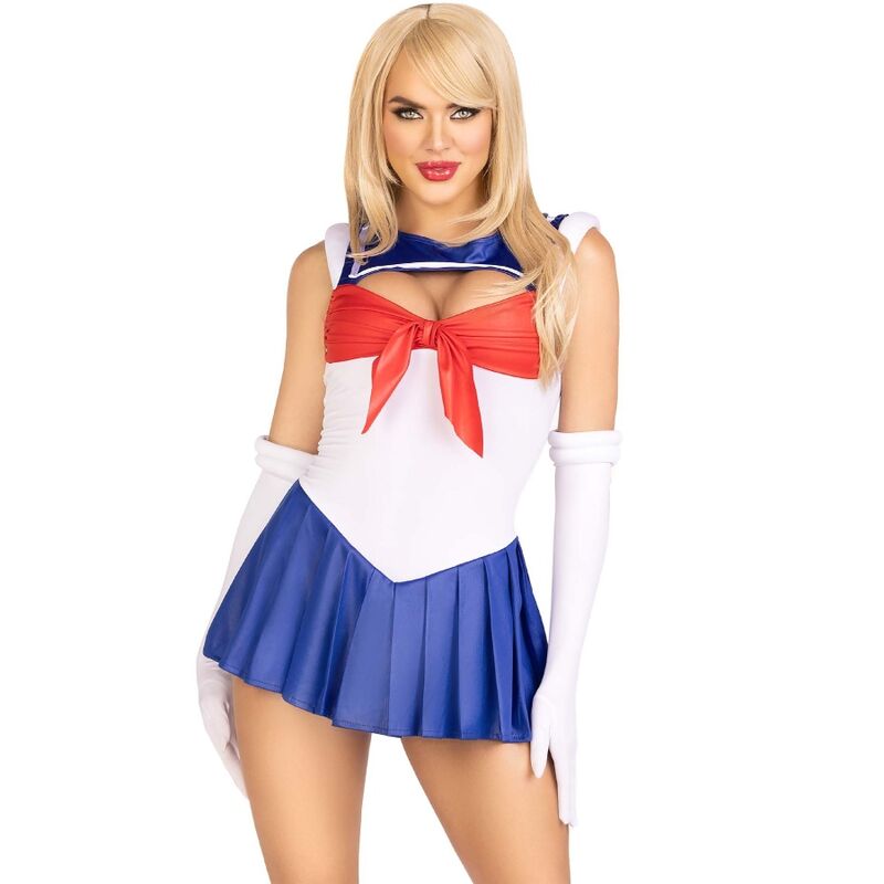 Fantasia Sexy Marinheiro Multicolor LEG AVENUE 3 Peças