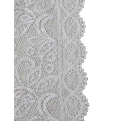 SUBBLIME Body de Renda Branco L/XL, detalhe da textura e design sensual