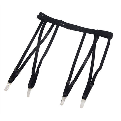 Body Subblime com Cinta-Liga Preto S/M em tecido delicado e design sedutor