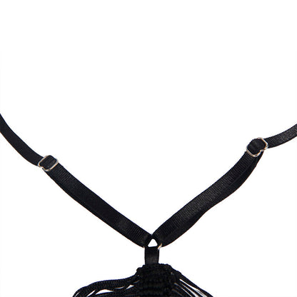 Conjunto de lingerie SUBBLIME Vestido de Alças e Tanga Preto S/M