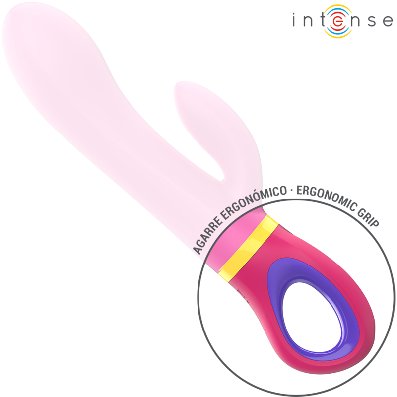 Vibrador de Coelho Intenso Daphne Rosa para dupla estimulação