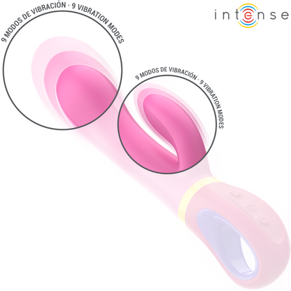 Vibrador de Coelho Intenso Daphne Rosa para dupla estimulação