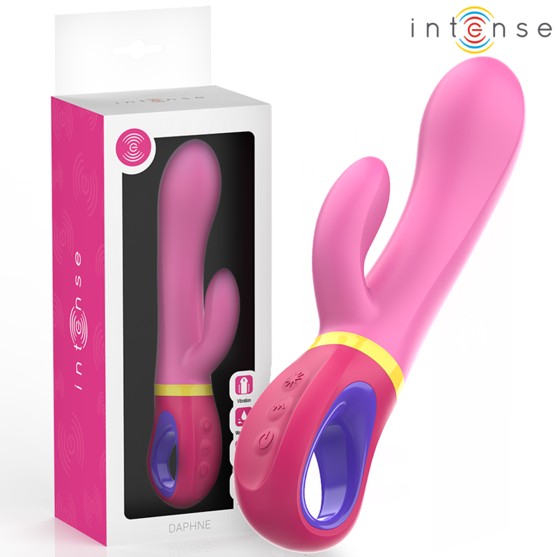 Vibrador de Coelho Intenso Daphne Rosa para dupla estimulação