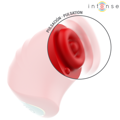 INTENSE Donnie Estimulador de Clitóris Vibratório Ergonômico em vermelho e verde