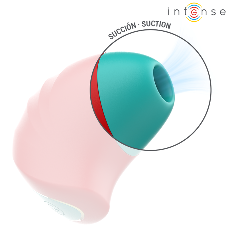 INTENSE Donnie Estimulador de Clitóris Vibratório Ergonômico em vermelho e verde