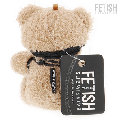 Ursinho de Pelúcia BDSM FETISH SUBMISSIVE Winnie com detalhes em cordas e arnês.