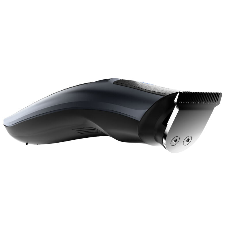 Aparador de precisão BATHMATE Trim 2.0, mostrando seu design elegante e lâminas de aço inoxidável para higiene masculina.