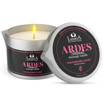 Vela de Massagem Luxuria de Uva