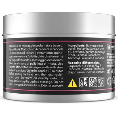 Vela de Massagem Luxuria de Uva