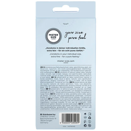 Preservativo Tamanho M 53 mm (10 Unidades)