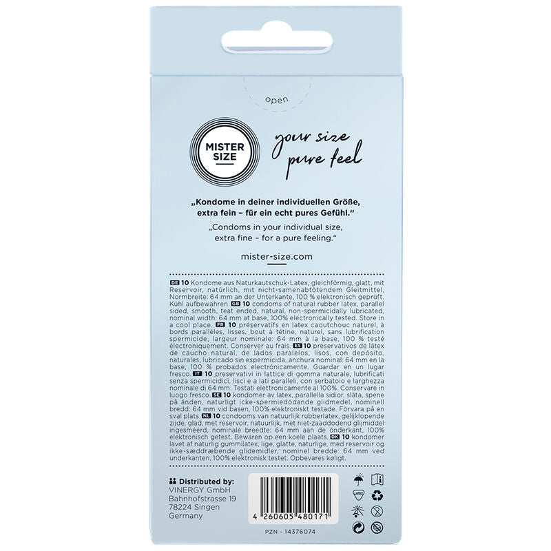 PRESERVATIVOS TAMANHO XXL 64 MM (10 UNIDADES)