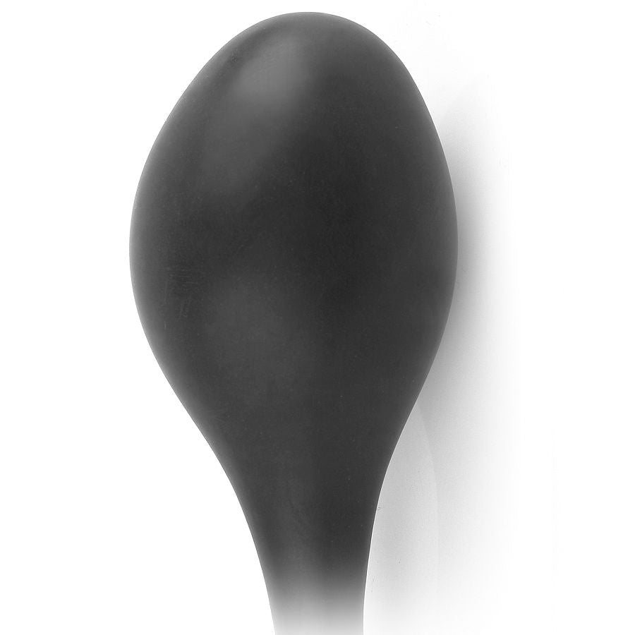 Close-up do ANAL FANTASY Plug Anal Inflável Vibratório, destacando seu design cônico, material de silicone e características infláveis.