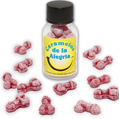 Doces Divertidos em Forma de Pénis Morango e Cereja