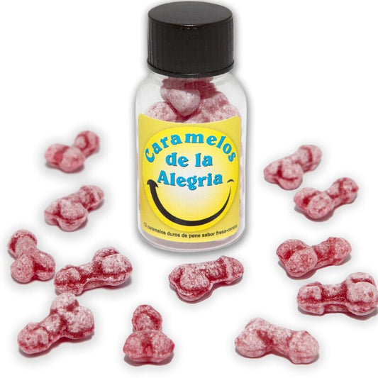 Doces Divertidos em Forma de Pénis Morango e Cereja