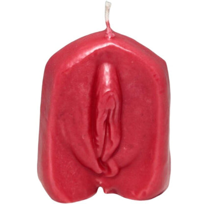 Vela Decorativa em Forma de Vagina Vermelha