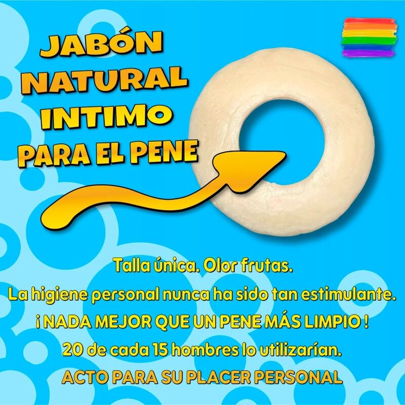 Sabonete Perfumado para Higiene Íntima Masculina - Formato Donut