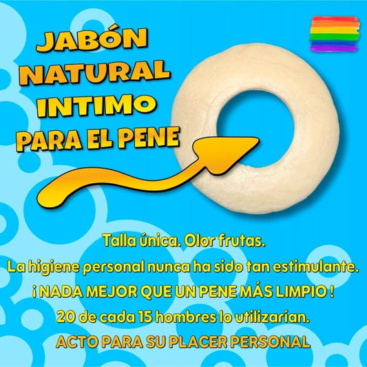 Sabonete Perfumado para Higiene Íntima Masculina - Formato Donut