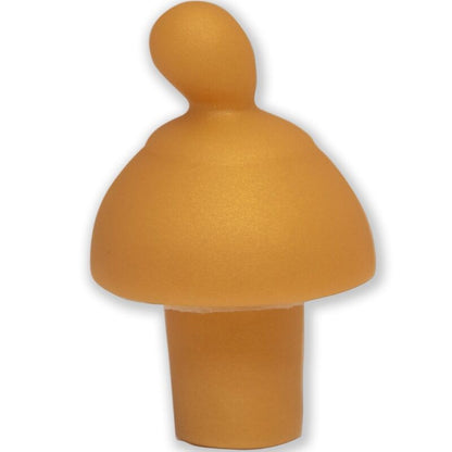 Rolha de Garrafa em Formato de Peito Dourado