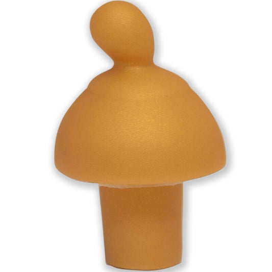 Rolha de Garrafa em Formato de Peito Dourado