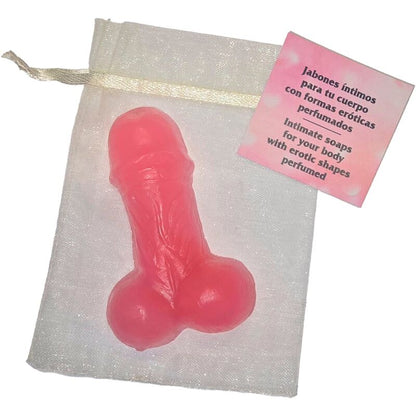 Sabonete Perfumado em Forma de Pénis Rosa