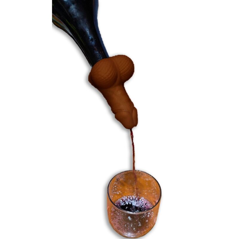 Decantador de Vinho Ousado em Forma de Pénis Mulato