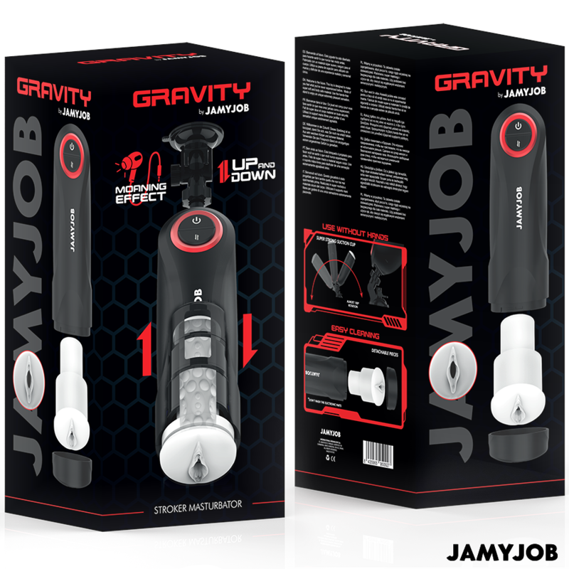 Masturbador Automático Masculino JAMYJOB Gravity com 5 Modos de Sucção