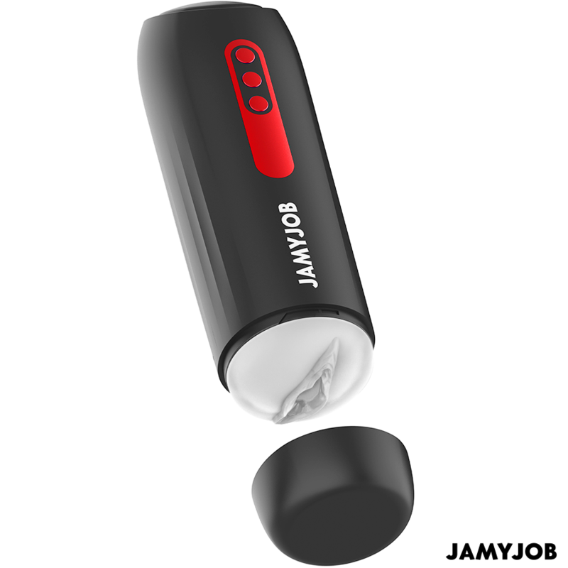 Close-up of the JAMYJOB Masturbador Automático Phantom Vagina showing its design and features.