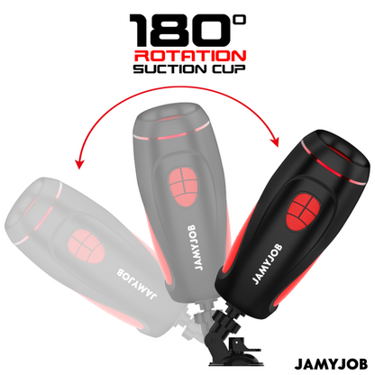 Jamyjob Masturbador Automático Base Pyston com Dildo e Controle Remoto