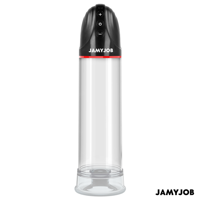 JAMYJOB Bomba Peniana Automática XPAND 3 Níveis Sucção Cinza para aumento e desempenho masculino.