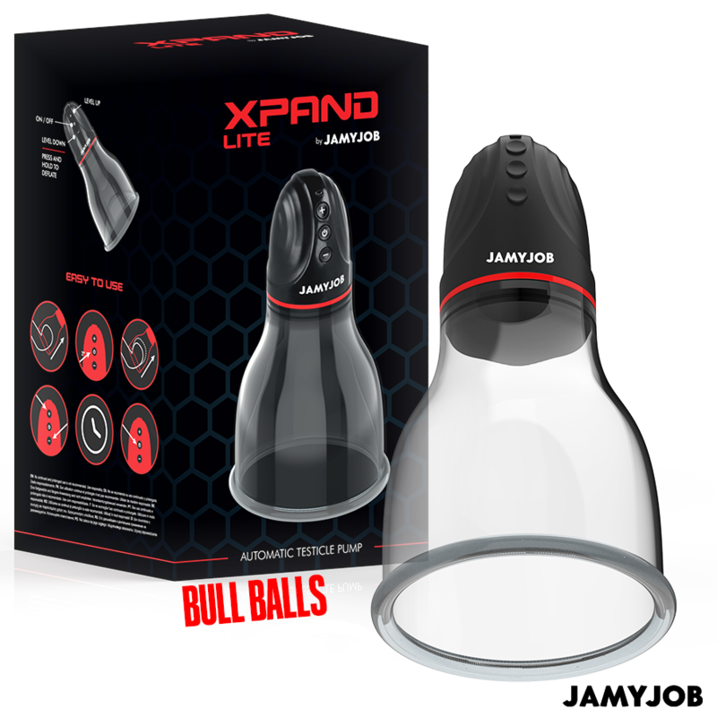 Jamyjob Bomba de Testículos Automática XPAND LITE Cinza