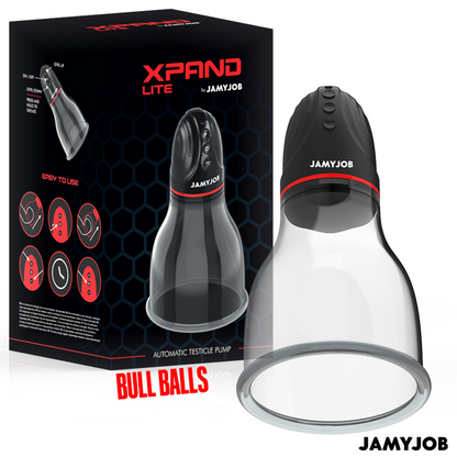 Jamyjob Bomba de Testículos Automática XPAND LITE Cinza