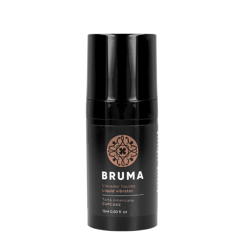 BRUMA Vibrador Líquido Ultra Deslizante Sabor Cupcake 15ml para prazer íntimo