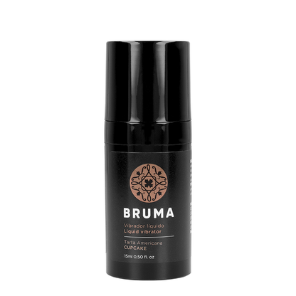 BRUMA Vibrador Líquido Ultra Deslizante Sabor Cupcake 15ml para prazer íntimo