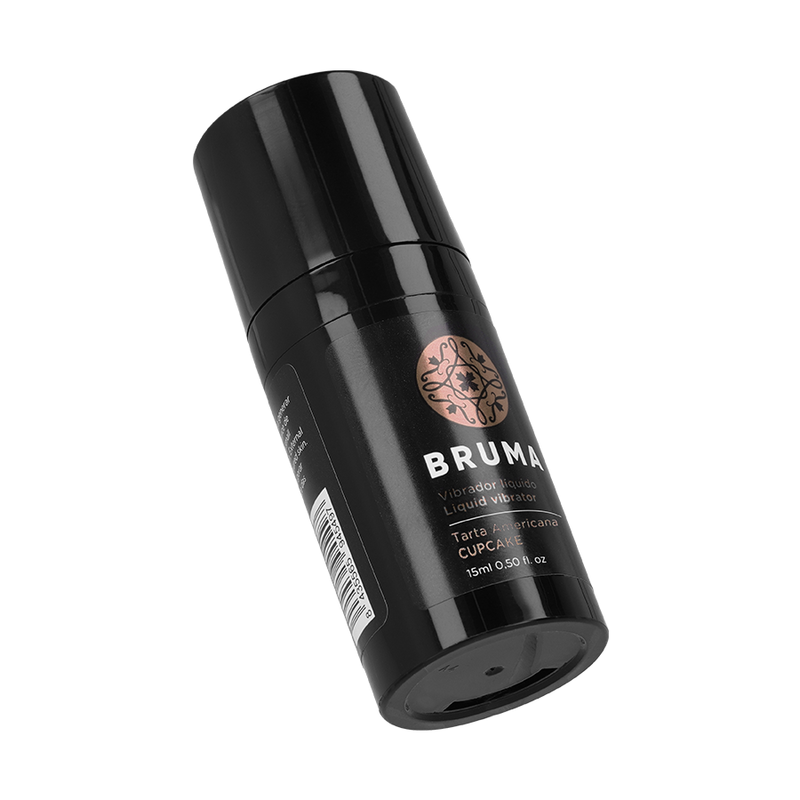 BRUMA Vibrador Líquido Ultra Deslizante Sabor Cupcake 15ml para prazer íntimo