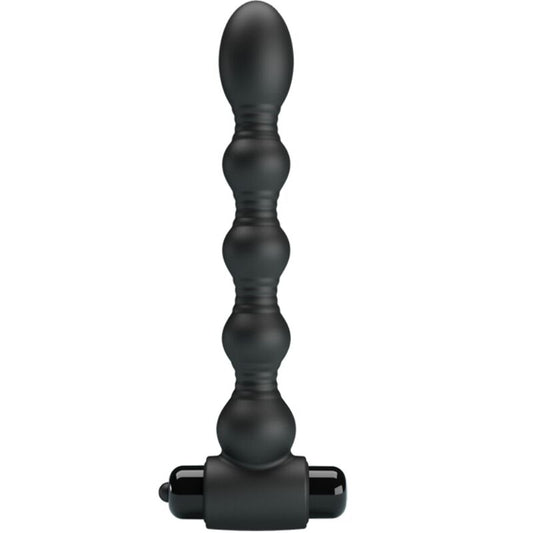 Close-up do Plug Anal Vibratório PRETTY LOVE Lynn de Silicone, mostrando seu design suave e elegante.