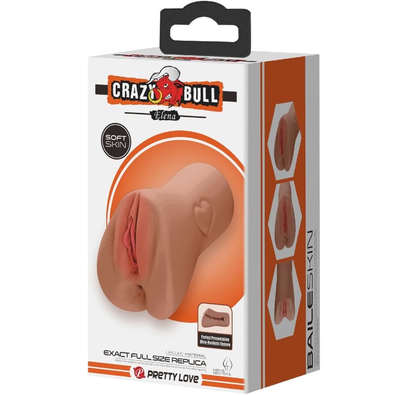 Masturbador Masculino com Design de Vagina e Ânus Realista