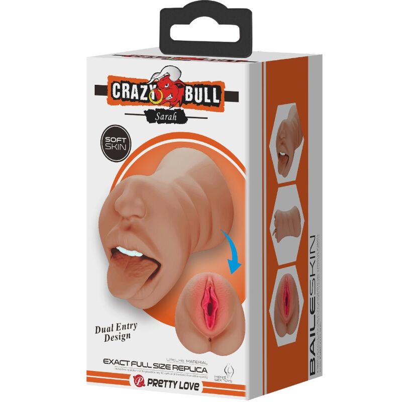 Masturbador Masculino Duplo: Boca e Vagina Realistas