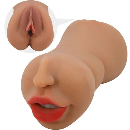 Masturbador Duplo Realista com Boca e Vagina
